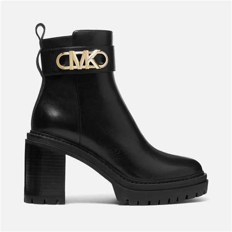 bottillons femme michael kors|Michael Kors leather platform boots.